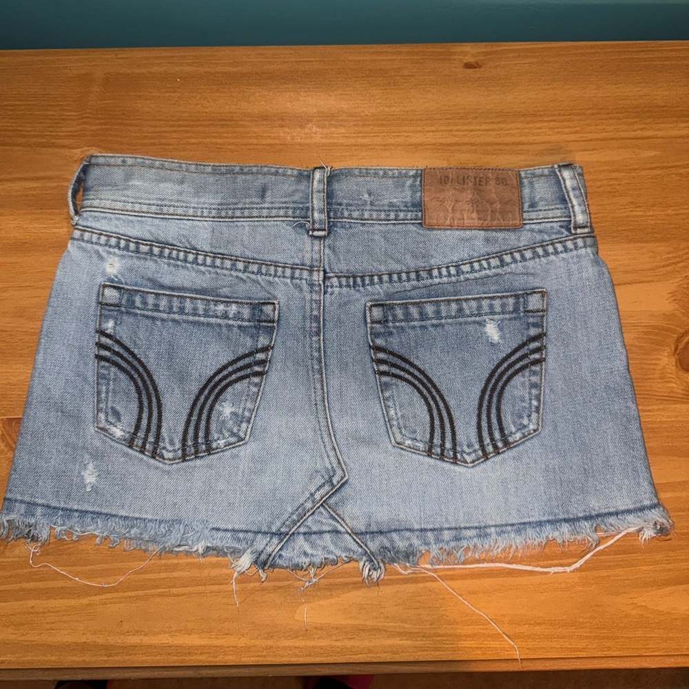 Vintage Hollister Light Wash Denim mini skirt 2005